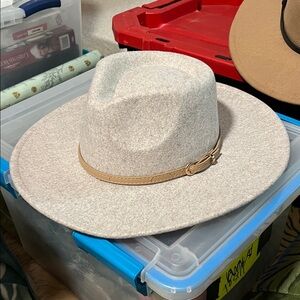 Light Brown Fedora Hat